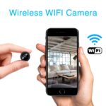 Camera Spion de supraveghere WiFi,A9 Senzor de miscare, HD, 1080, Negru - imagine 7