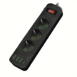 Camera Mini WiFi, TSS-WSC-B-2 in Prelungitor, 3x prize, 3x USB, 1x Type C, Inregistrare Audio-Video,Full HD, Detectia Miscarii, cu Aplicatie Live - imagine 2