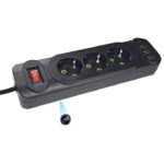 Camera Mini WiFi, TSS-WSC-B-2 in Prelungitor, 3x prize, 3x USB, 1x Type C, Inregistrare Audio-Video,Full HD, Detectia Miscarii, cu Aplicatie Live - imagine 5