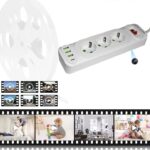 Camera Mini WiFi, TSS-WSC-W-2 in Prelungitor, 3x prize, 3x USB, 1x Type C, Inregistrare Audio-Video,Full HD, Detectia Miscarii, cu Aplicatie Live - imagine 4