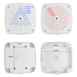 Doza de exterior dedicata camerelor de supraveghere ,130*130*50mm, plastic ABS, alba, B002 - imagine 4