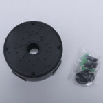 Doza de exterior dedicata camerelor de supraveghere,120*55 mm, plastic ABS, J1P-B ,Neagra - imagine 6