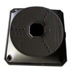 Doza de exterior dedicata camerelor de supraveghere, 130*130*40mm, plastic ABS, neagra, B006-B