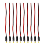 Pachet 10x cablu alimentare tata, lungime 25cm, TSS-D7S-10, DC 5.5 x 2.1 mm - imagine 2