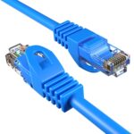 Cablu de retea UTP, CAT.5E,  Patch Cord, Conectori 2x RJ45, Albastru