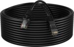 Patch Cord, Cablu de retea UTP, CAT5, Conectori 2x RJ45, Negru - imagine 5