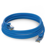 Cablu de retea UTP, CAT.5E,  Patch Cord, Conectori 2x RJ45, Albastru - imagine 4