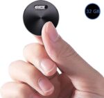 Mini Reportofon Digital TSS-Q37-32, Activare Vocala, MP3 Player, Memorie 32GB, USB, cu Magnet, Negru