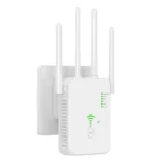 Amplificator Semnal WiFi, U10-300M, 4 Antene, 300 Mbps, Range Extender, Retea 2.4 GHz, Conexiune WPA/WPA2, WPS, Port LAN, Alb