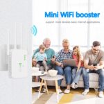 Amplificator Semnal WiFi, U10-300M, 4 Antene, 300 Mbps, Range Extender, Retea 2.4 GHz, Conexiune WPA/WPA2, WPS, Port LAN, Alb - imagine 4