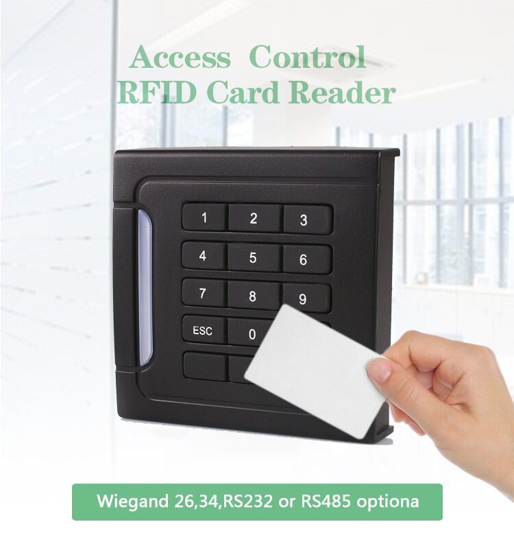 Scanare cartela proximitate prin cititor de card RFID TSS-207H