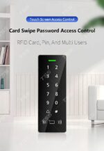 Modul Control Acces RFID Standalone TSS-125K, Tastatura Touch, Cititor 125KHz, 1000 Utilizatori, Cod PIN, Functie Sonerie - imagine 6