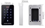 Tastatura Control Acces RFID Touch Screen TSS-226E, Standalone, Cititor 125KHz, Intrare prin Cartela sau Cod PIN, 1000 Utilizatori - imagine 5