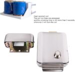 Yala electromagnetica aplicata TSS-Y043 din otel, buton deblocare, butuc cu chei, 12V - imagine 5