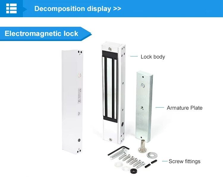 Componente electromagnet de forta TSS-Y350S placa armatura si accesorii montaj