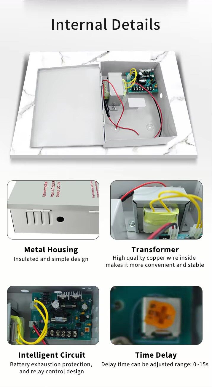 Sursa de alimentare Secukey componente interne transformator cupru si circuit inteligent