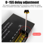 Sursa de tensiune Secukey cu temporizare 12V 5A pentru yale si control acces - imagine 3