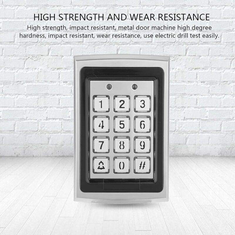 Tastatura control acces TSS-310A - carcasa din aliaj metalic durabil cu rezistenta ridicata la impact