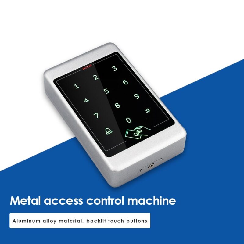 Tastatura control acces TSS-A55E carcasa din aliaj metalic masiv si taste tactile iluminate