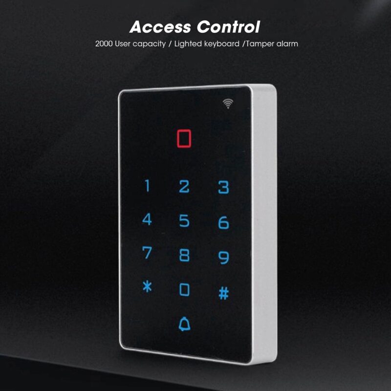 Tastatura control acces cu WiFi TSS-230K - capacitate 2000 utilizatori si tastatura tactila iluminata