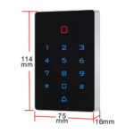 Tastatura Control Acces cu WiFi TSS-230K, Standalone, Touch Screen, Aplicatie Tuya / Smart Life, RFID, PIN, 2000 Utilizatori - imagine 5