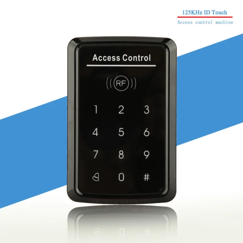 Tastatura cu touch screen RFID TSS-221E - cititor cartele proximitate 125KHz si panou capacitiv tactil cu reflexie