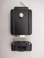 Yala electromecanica aplicata TSS-Y041 din otel, buton deblocare, butuc cu chei, 12V - imagine 3