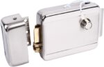 Yala electromagnetica aplicata TSS-Y043 din otel, buton deblocare, butuc cu chei, 12V