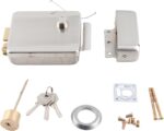 Yala electromagnetica aplicata TSS-Y043 din otel, buton deblocare, butuc cu chei, 12V - imagine 6