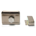Yala electromecanica motorizata TSS-Y085, buton rotativ, din inox ,12-18V