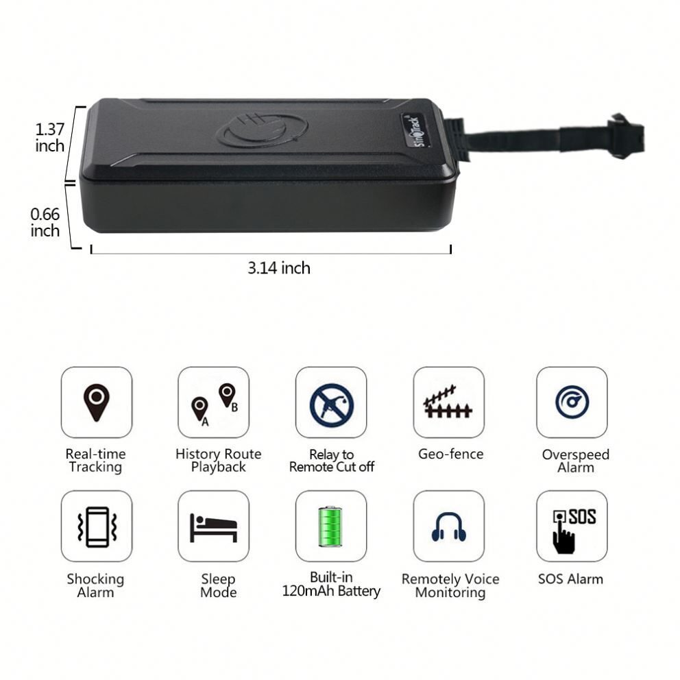 GPS Tracker Auto ST-901AL 4G dimensiuni si specificatii