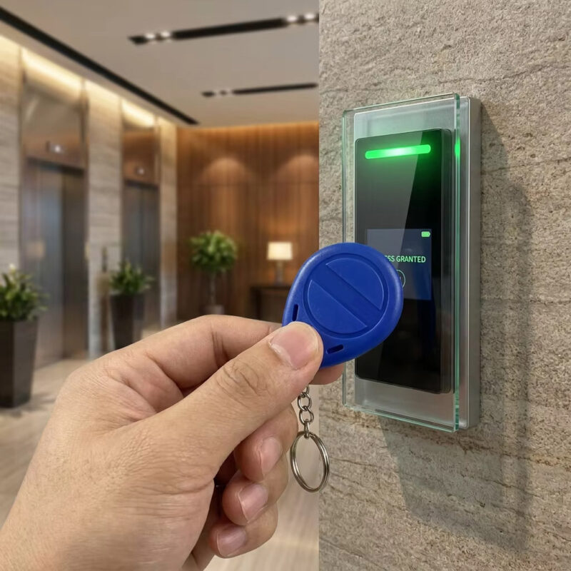 Tag de proximitate RFID 13.56 MHz Mifare ABS2M deblocare cititor control acces birou